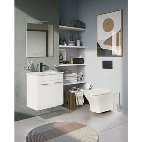 VitrA Minimax A44788 Krom Gümüş Kapaklı Tuvalet Kağıtlığı