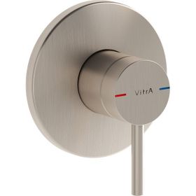 VitrA Origin A4262134 Ankastre Duş Bataryası,Fırçalı Nikel, Sıva