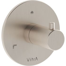 Vitra Origin A4262434 3 Kollu Yönlendirici Fırçalı Nikel Ankastre