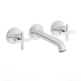 VitrA Origin Classic A42890 Sıva Üstü Mat Siyah İki Delikli Ankastre Lavabo Bataryası