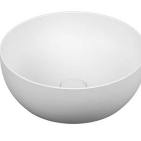 VitrA Outline 5992B401-0016 40 cm Mat Beyaz Yuvarlak Çanak Lavabo
