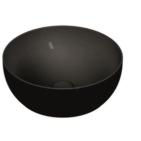 VitrA Outline 5992B483-0016 40 cm Mat Siyah Yuvarlak Çanak Lavabo