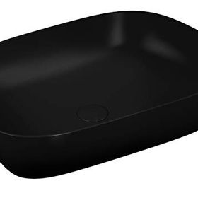Vitra Outline 5993B483-0016 63 cm Mat Siyah Çanak Lavabo