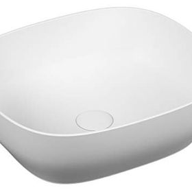 VitrA Outline 5994B401-0016 48 cm Mat Beyaz Kare Çanak Lavabo