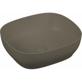 VitrA Outline 5994B450-0016 48 cm Mat Gri Kare Çanak Lavabo