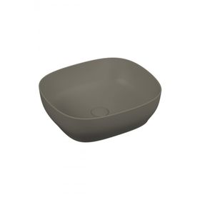 VitrA Outline 5994B450-0016 48 cm Mat Gri Kare Çanak Lavabo