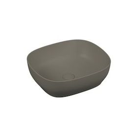 VitrA Outline 5994B450-0016 48 cm Mat Gri Kare Çanak Lavabo