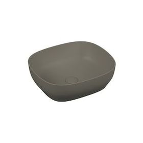 VitrA Outline 5994B450-0016 48 cm Mat Gri Kare Çanak Lavabo