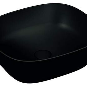 VitrA Outline 5994B483-0016 48 cm Mat Siyah Kare Çanak Lavabo