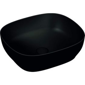 VitrA Outline 5994B483-0016 48 cm Mat Siyah Kare Çanak Lavabo