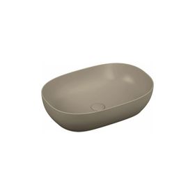 VitrA Outline 5995B420-0016 60 cm Mat Bej Oval Çanak Lavabo