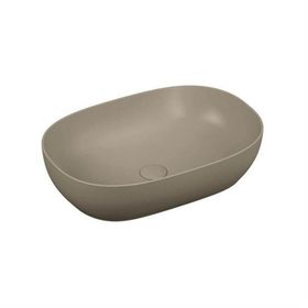 VitrA Outline 5995B420-0016 60 cm Mat Bej Oval Çanak Lavabo