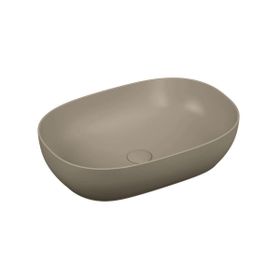 VitrA Outline 5995B420-0016 60 cm Mat Bej Oval Çanak Lavabo