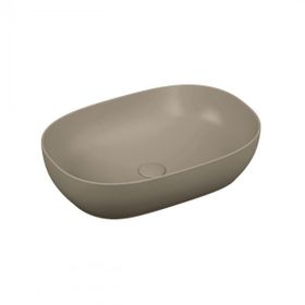 VitrA Outline 5995B420-0016 60 cm Mat Bej Oval Çanak Lavabo