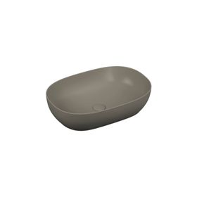 Vitra Outline 5995B450-0016 60 cm Mat Gri Oval Çanak Lavabo
