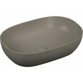 Vitra Outline 5995B450-0016 60 cm Mat Gri Oval Çanak Lavabo