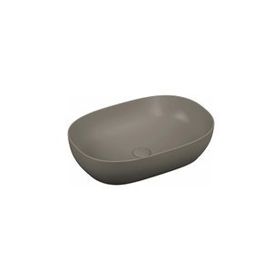 Vitra Outline 5995B450-0016 60 cm Mat Gri Oval Çanak Lavabo