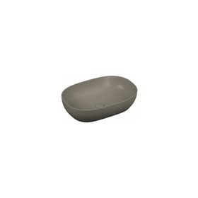 Vitra Outline 5995B450-0016 60 cm Mat Gri Oval Çanak Lavabo