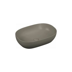 Vitra Outline 5995B450-0016 60 cm Mat Gri Oval Çanak Lavabo