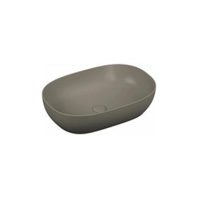 Vitra Outline 5995B450-0016 60 cm Mat Gri Oval Çanak Lavabo