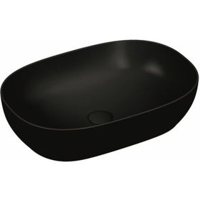 VitrA Outline 5995B483-0016 60 cm Mat Siyah Oval Çanak Lavabo