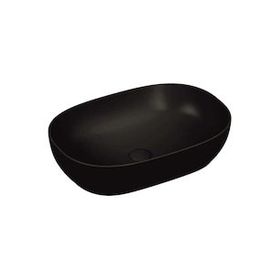 VitrA Outline 5995B483-0016 60 cm Mat Siyah Oval Çanak Lavabo