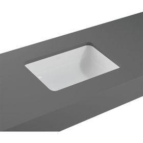 Vitra Plural 45 cm Kare Yüksek Çanak Lavabo