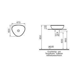 Vitra Plural 7812B420-0016 Lavabo
