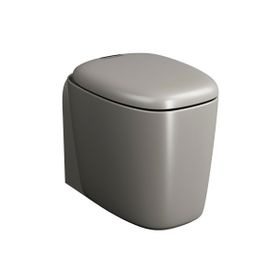 VitrA Plural Mat Bej Rim Ex Duvara Tam Dayalı Yerden Tek Klozet