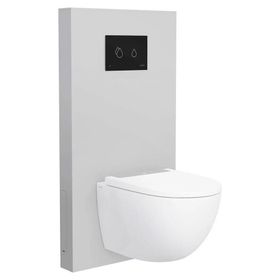 VitrA Renoform 773-5760-01 10,5 cm Açık Gri Asma Klozetler İçin Taharet Deliksiz Platform