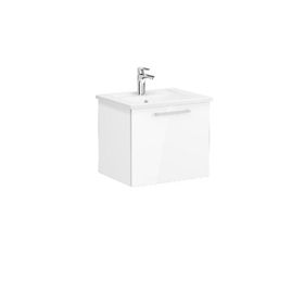 Vitra Root 66414 Parlak Beyaz 60 cm Tek Çekmeceli Lavabo Dolabı