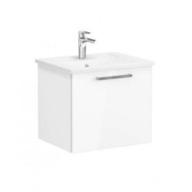 Vitra Root 66414 Parlak Beyaz 60 cm Tek Çekmeceli Lavabo Dolabı