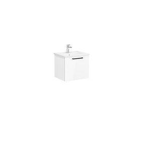 Vitra Root 66414 Parlak Beyaz 60 cm Tek Çekmeceli Lavabo Dolabı