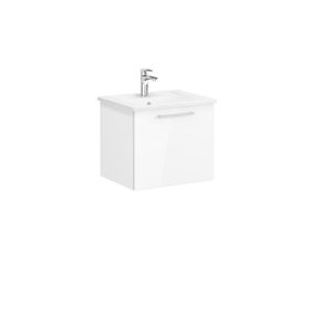 Vitra Root 66414 Parlak Beyaz 60 cm Tek Çekmeceli Lavabo Dolabı