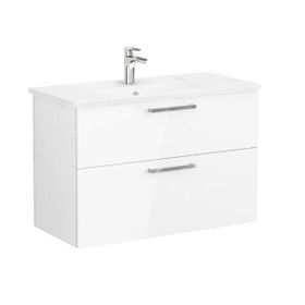 Vitra Root 68303 Parlak 100 cm İki Çekmeceli Lavabo Dolabı