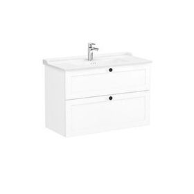 VitrA Root Classic 100 cm Beyaz Çekmeceli Banyo Dolabı Alt Modül Lavabo