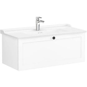 VitrA Root Classic 100 cm Beyaz Çekmeceli Banyo Dolabı Alt Modül Lavabo