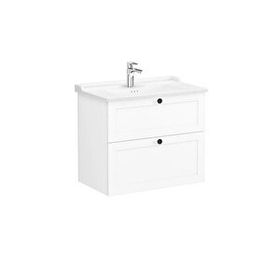 Vitra Root Classic 80 cm Beyaz Çekmeceli Banyo Dolabı Alt Modül Lavabo