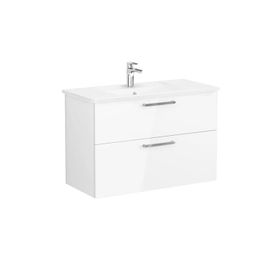 Vitra Root Flat 100 cm Beyaz Çekmeceli Banyo Dolabı Alt Modül Lavabo