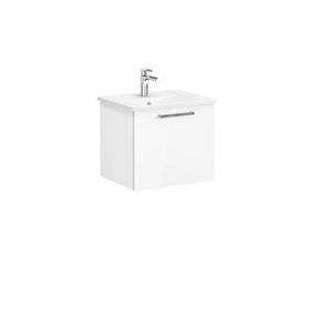 VitrA Root Flat 60 cm Beyaz Çekmeceli Aynalı Banyo Dolabı Takımı