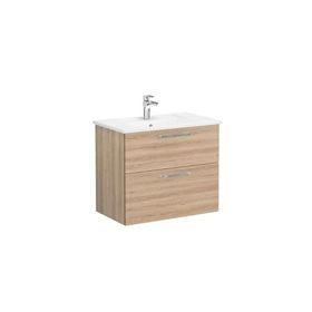 Vitra Root Flat 66302 Doğal Meşe 80 cm Çekmeceli Lavabo Dolabı