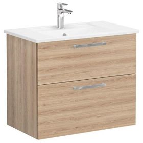 Vitra Root Flat 66302 Doğal Meşe 80 cm Çekmeceli Lavabo Dolabı
