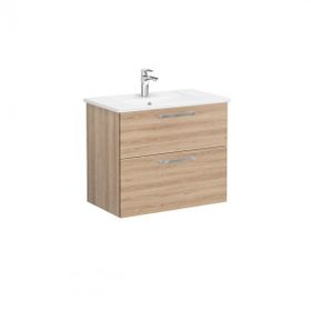 Vitra Root Flat 66302 Doğal Meşe 80 cm Çekmeceli Lavabo Dolabı