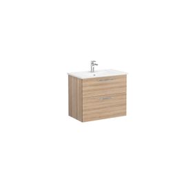 Vitra Root Flat 66302 Doğal Meşe 80 cm Çekmeceli Lavabo Dolabı