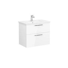 VitrA Root Flat 80 cm Beyaz Kapaklı Banyo Dolabı Alt Modül Lavabo