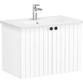 VitrA Root Groove 69289 Mat Beyaz 80 CM Kapaklı Lavabo Dolabı