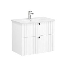 Vitra Root Groove 69436 Beyaz 80 cm İki Çekmeceli Lavabo Dolabı