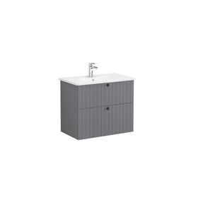 VitrA Root Groove 69438 80 cm İki Çekmeceli Lavabo Dolabı
