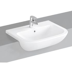 Vitra S20 55 cm Yarım Tezgah Lavabo