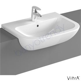 Vitra S20 55 cm Yarım Tezgah Lavabo